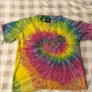Santa Cruz tie-dye tee